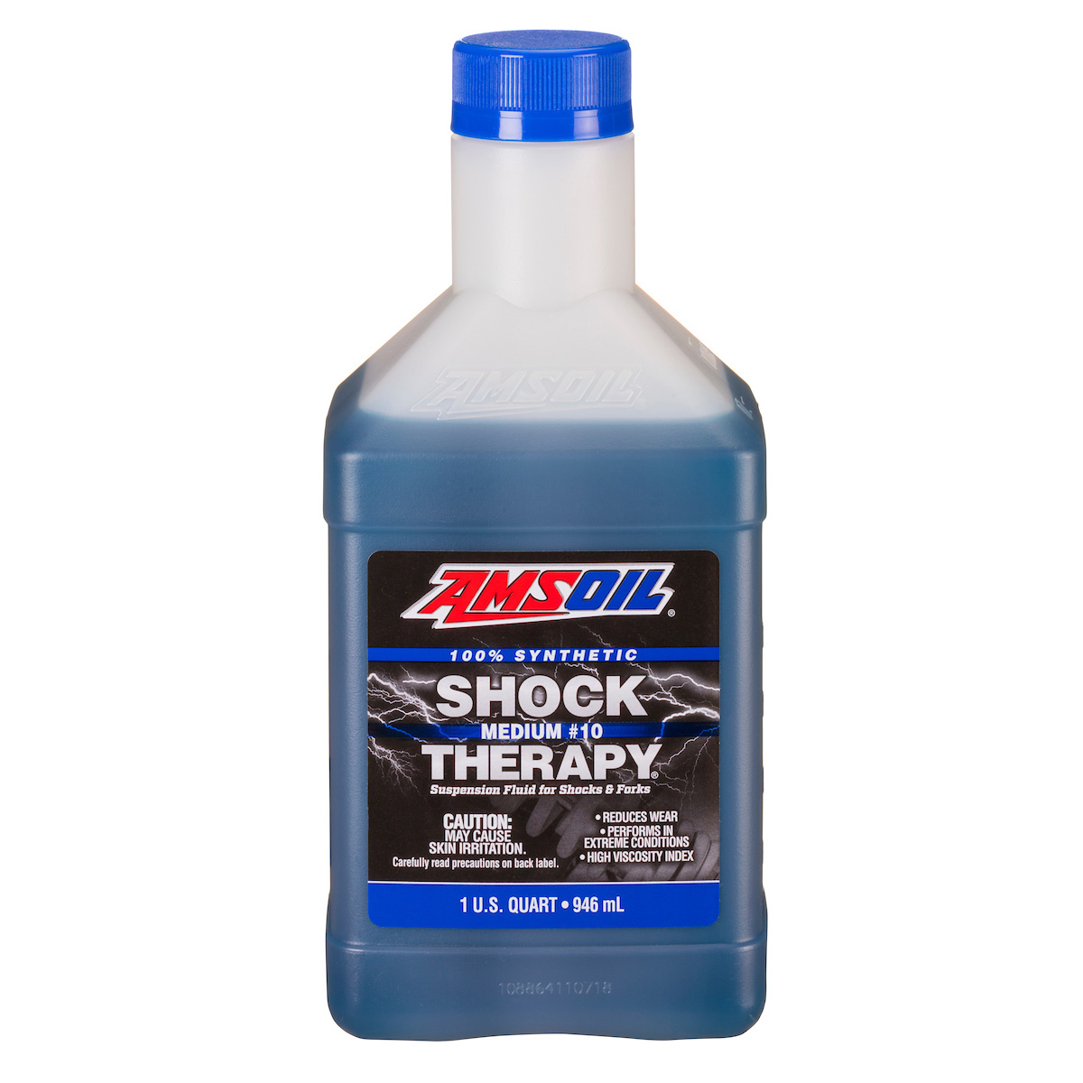 AMSOIL Специальная гидравлическая жидкость для активной подвески и вилок Shock Therapy Suspension Fluid #10 Medium 1qt (US) (0,946L)