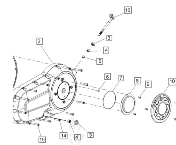 Сальник вала рычага переключения передач / рычага сцепления 12 x 22 x 7 Shaft Seal для VICTORY INDIAN Part 3610154 OEM Polaris